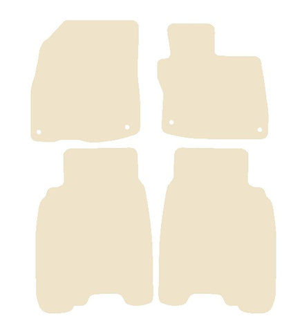 Honda Civic 5dr 2008-2011 Beige Luxury Velour Tailored Car Mats NV HITECH