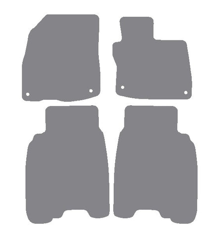 Honda Civic 5dr 2008-2011 Grey Premium Carpet Tailored Car Mats NV HITECH