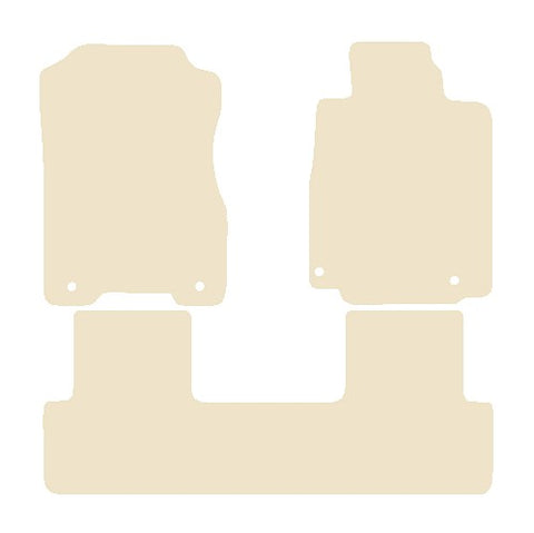Honda CR-V 2012-2016 Beige Luxury Velour Tailored Car Mats NV HITECH