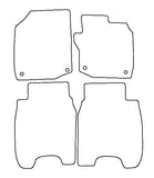 Honda Civic (1.6 DIESEL MODELS ONLY) 2012-2015 Tailored VS Rubber Car Mats