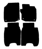 Honda Civic 5dr Diesel 2012-2015 Black Premium Carpet Tailored Car Mats NV HITECH