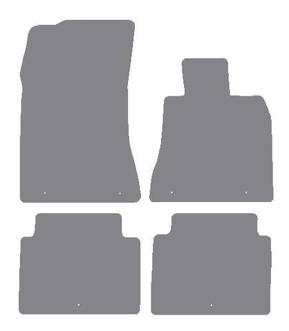 Hyundai Genesis 2014 onwards Grey Premium Carpet Tailored Car Mats NV HITECH