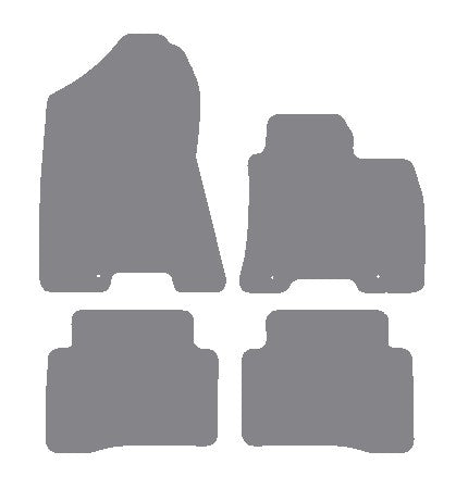 Hyundai Tucson 2015-2018 Grey Premium Carpet Tailored Car Mats NV HITECH
