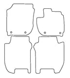Honda Jazz Manual 2015-2020 Tailored VS Rubber Car Mats