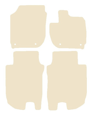 Honda HR-V 2015-2021 Beige Luxury Velour Tailored Car Mats NV HITECH