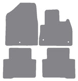 Hyundai Santa Fe (5 Seater) 2012-2018 Grey Premium Carpet Tailored Car Mats NV HITECH