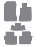 Honda Legend 2004-2012 Grey Premium Carpet Tailored Car Mats NV HITECH