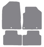 Hyundai i30 2017 onwards Grey Premium Carpet Tailored Car Mats NV HITECH