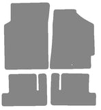 Honda CRX JDM 1987-1992 Grey Luxury Velour Tailored Carpet Car Mats NV HITECH