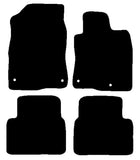 Honda Civic 5dr 2017 onwards Black Premium Carpet Tailored Car Mats NV HITECH
