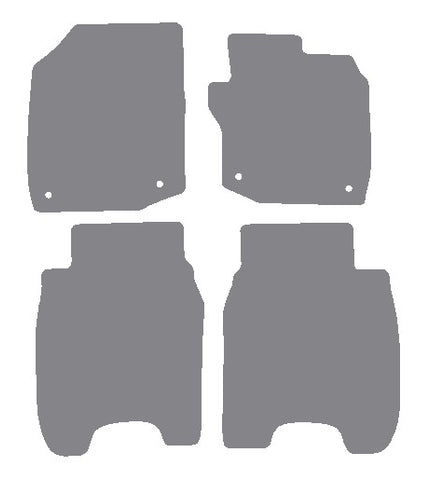 Honda Civic 5dr 2015-2017 Grey Premium Carpet Tailored Car Mats NV HITECH
