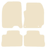 Hyundai Kona 2017-2023 Beige Luxury Velour Tailored Car Mats NV HITECH
