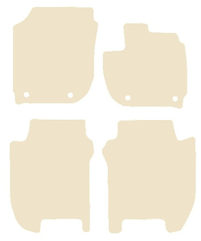 Honda Jazz Automatic 2015-2020 Beige Luxury Velour Tailored Car Mats NV HITECH