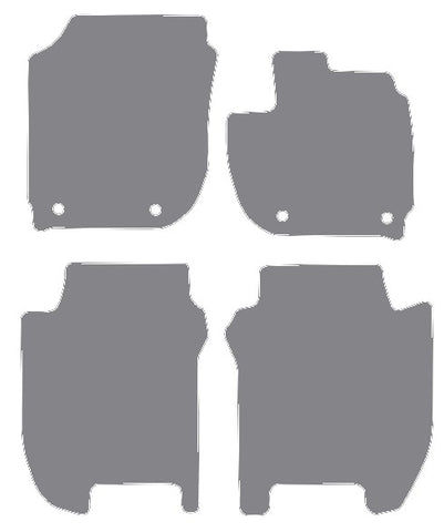 Honda Jazz Automatic 2015-2020 Grey Premium Carpet Tailored Car Mats NV HITECH