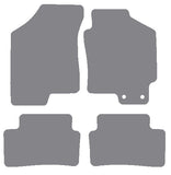 Hyundai Coupe SIII Facelift 2007-2009 Grey Premium Carpet Tailored Car Mats NV HITECH