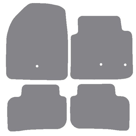 Hyundai Ioniq Full Electric 2020 onwards Grey Premium Carpet Tailored Car Mats NV HITECH
