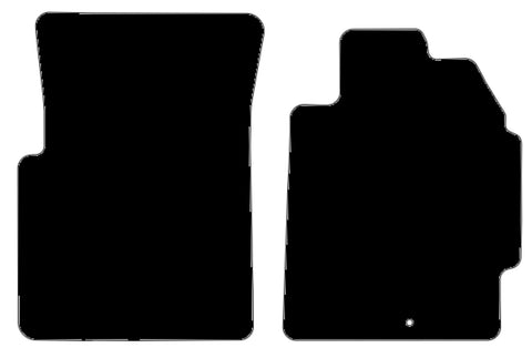 Honda Insight Automatic 2000-2006 Black Luxury Velour Tailored Car Mats NV HITECH