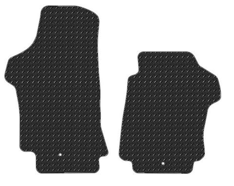 Hyundai i800 2007 onwards Chequered Rubber Tailored Van Mats HITECH
