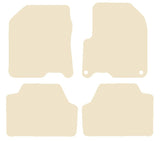 Hyundai Kona Electric 2017-2023 Beige Luxury Velour Tailored Car Mats NV HITECH