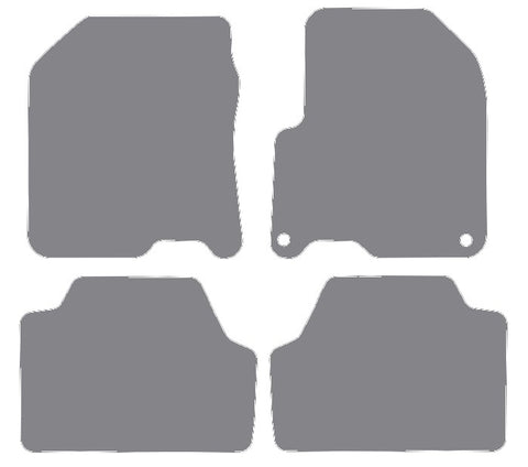 Hyundai Kona Electric 2017-2023 Grey Premium Carpet Tailored Car Mats NV HITECH