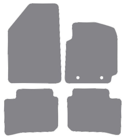Hyundai i10 2019 onwards Grey Premium Carpet Tailored Car Mats NV HITECH