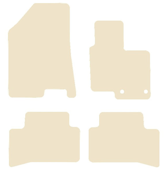 Hyundai Tucson Petrol & Diesel 2020 onwards Beige Luxury Velour Tailored Car Mats NV HITECH