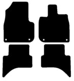 Honda E (Electric) 2020 onwards Black Luxury Velour Tailored Car Mats NV HITECH