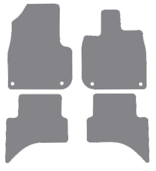 Honda E (Electric) 2020 onwards Grey Premium Carpet Tailored Car Mats NV HITECH