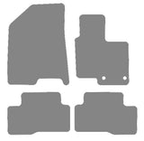 Hyundai Tucson Hybrid HEV 2020 onwards Grey Luxury Velour Tailored Carpet Car Mats NV HITECH