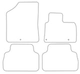 Hyundai Santa Fe 5 Seat Hybrid 2018 onwards Tailored VS TPE Rubber Car Mats