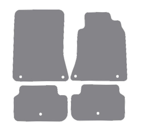 Infiniti Q30 2016-2019 Grey Premium Carpet Tailored Car Mats NV HITECH