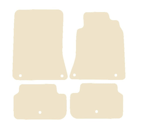 Infiniti Q30 2016-2019 Beige Luxury Velour Tailored Car Mats NV HITECH
