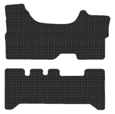 Iveco Daily Crewcab 2006-2011 Chequered Rubber Tailored Van Mats HITECH