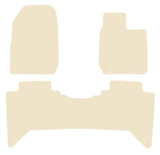 Isuzu D-Max V-Cross Single Rear 2021 onwards Beige Luxury Velour Tailored Carpet Car Mats NV HITECH