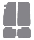 Jensen Interceptor 1966-1976 Grey Premium Carpet Tailored Car Mats NV HITECH