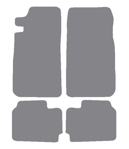 Jensen Interceptor 1966-1976 Grey Premium Carpet Tailored Car Mats NV HITECH