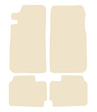 Jensen Interceptor 1966-1976 Beige Luxury Velour Tailored Car Mats NV HITECH