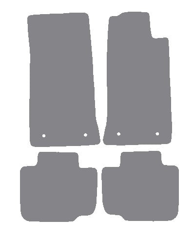 Jaguar XJ Series (XJ40) 1986-1994 Grey Premium Carpet Tailored Car Mats NV HITECH