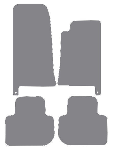 Jaguar XJ Series (X300) 1994-2003 Grey Premium Carpet Tailored Car Mats NV HITECH