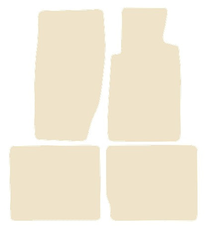 Jeep Cherokee 1993-2001 Beige Luxury Velour Tailored Car Mats NV HITECH