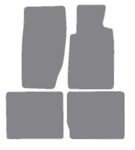 Jeep Cherokee 1993-2001 Grey Premium Carpet Tailored Car Mats NV HITECH