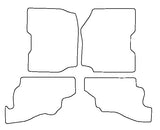 Jeep Wrangler 1986-1997 Tailored VS Rubber Car Mats