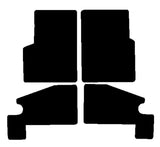 Jeep Wrangler 1997-2007 Black Premium Carpet Tailored Car Mats NV HITECH