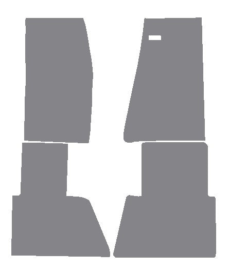 Jensen FF2 Interceptor 1966-1971 Grey Premium Carpet Tailored Car Mats NV HITECH