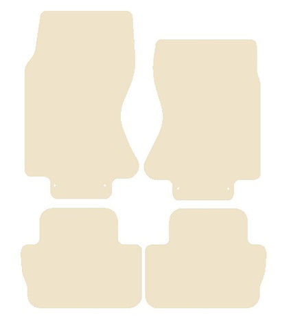 Jaguar S-Type (X200) Manual 2003-2009 Beige Luxury Velour Tailored Car Mats NV HITECH