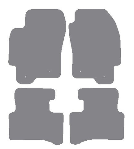 Jaguar X-Type (X400) 2.0/2.2 2004-2010 Grey Premium Carpet Tailored Car Mats NV HITECH