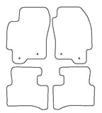 Jaguar X-Type (X400) 2.0/2.2 2004-2010 Tailored VS Rubber Car Mats
