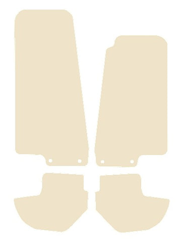 Jaguar XKR/XK8 1996-2001 Beige Luxury Velour Tailored Car Mats NV HITECH