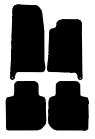 Jaguar XJ Series (X308) LWB 1997-2003 Black Premium Carpet Tailored Car Mats NV HITECH