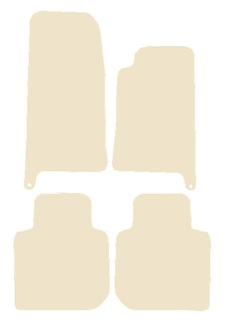 Jaguar XJ Series (X308) LWB 1997-2003 Beige Luxury Velour Tailored Car Mats NV HITECH